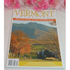 Vermont Magazine 2011 September October Fall Foliage Round Schoolhouse Butter